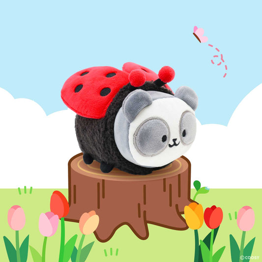 Ladybug Pandaroll Small Outfitz Plush