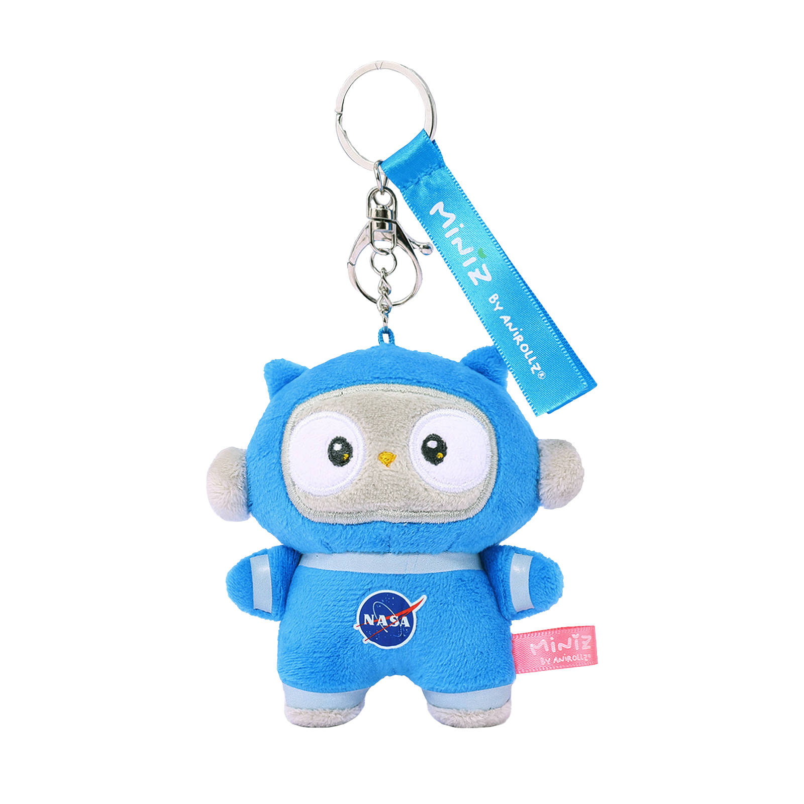 Miniz Owlyroll Astronaut Plush Charm Keychain | Anirollz