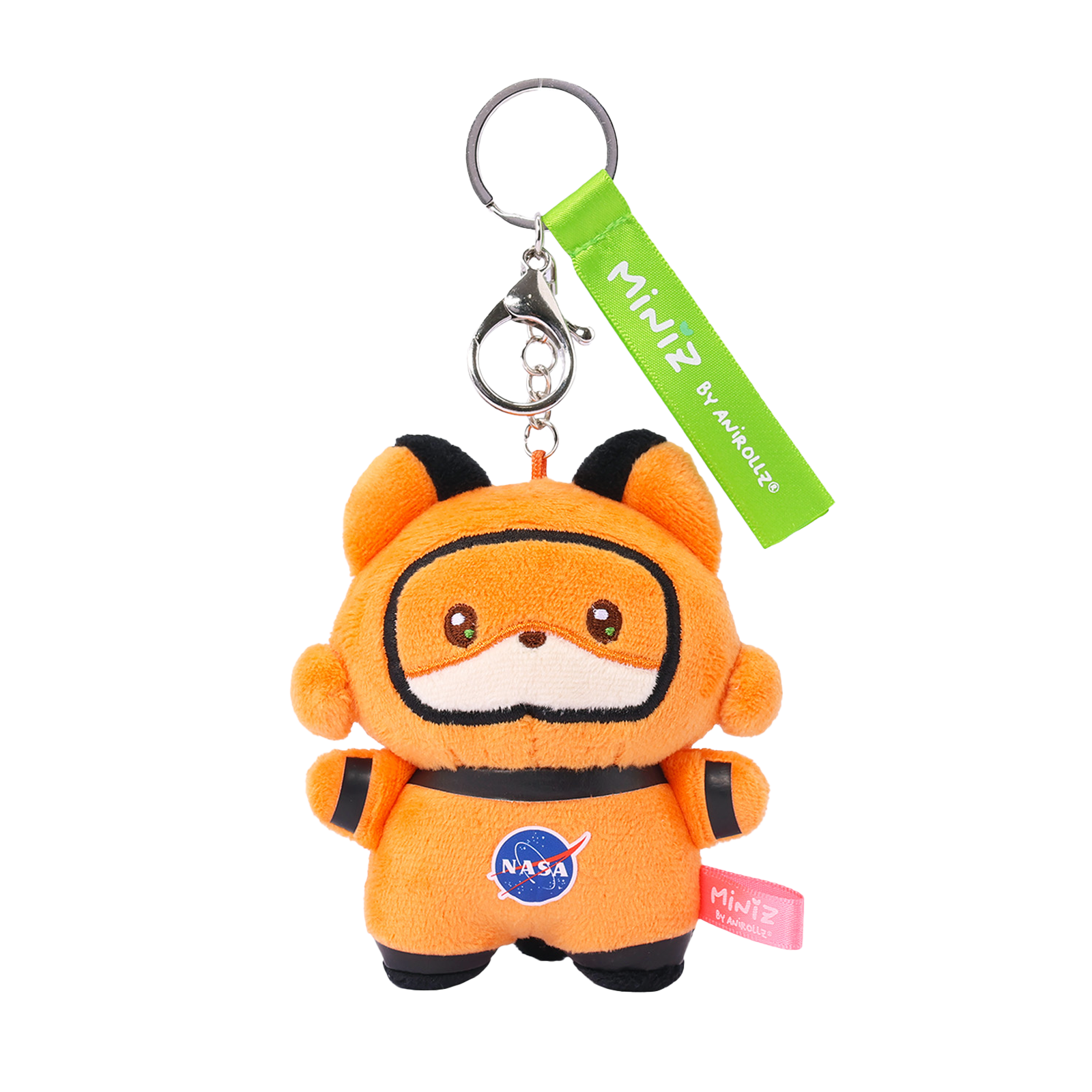 Miniz Foxiroll Astronaut Plush Charm Keychain | Anirollz
