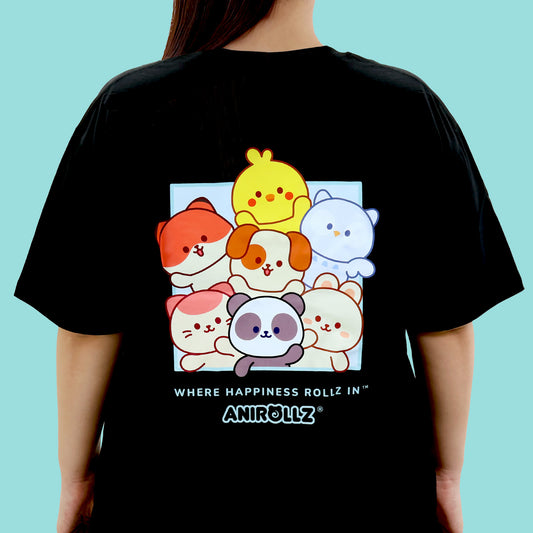 Anirollz Crew T-Shirt Black