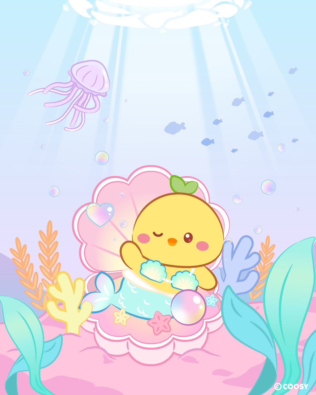 [Wallpaperz] Make Waves with Mer-Chickiroll