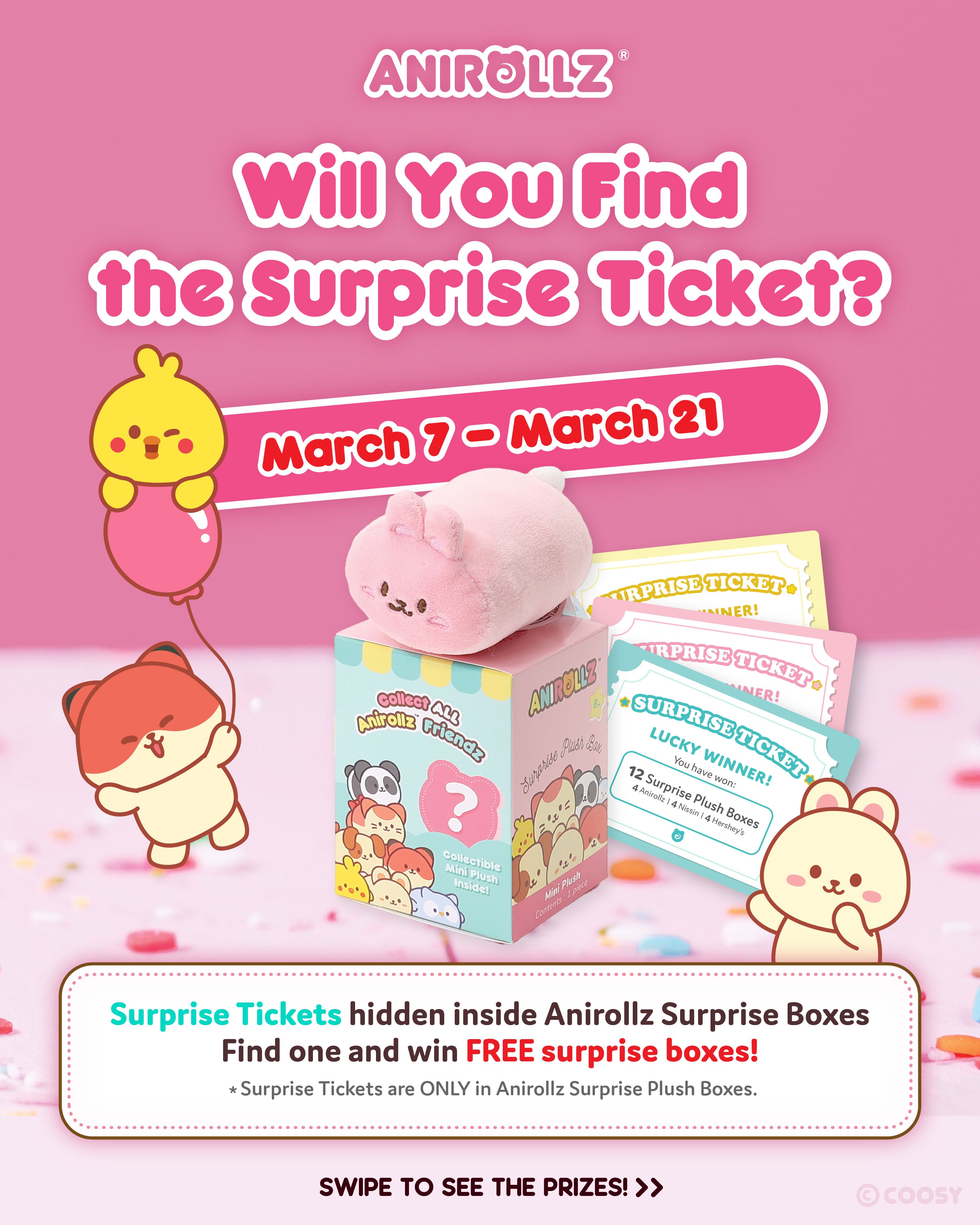 [Promotionz] Will You Find the Surprise Ticket? (3/7/25-3/21/25)