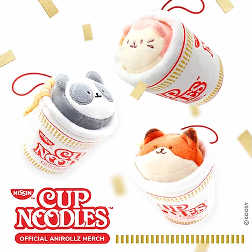 Anirollz x Nissin 4" Plush Keychain