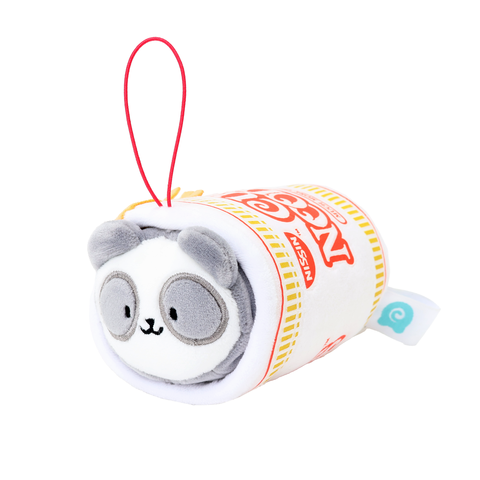 Cup Noodles Pandaroll Plush Keychain