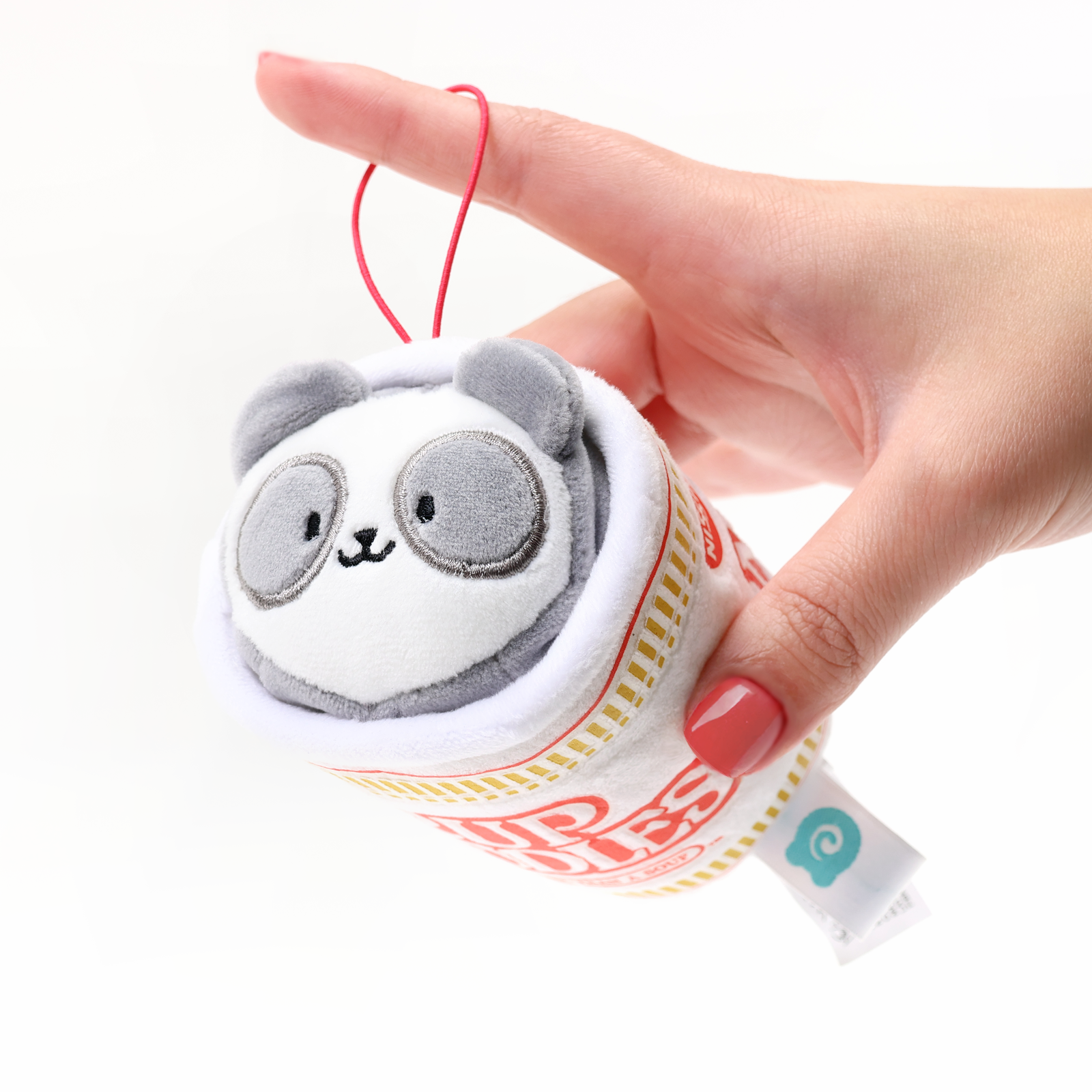 Cup Noodles Pandaroll Plush Keychain