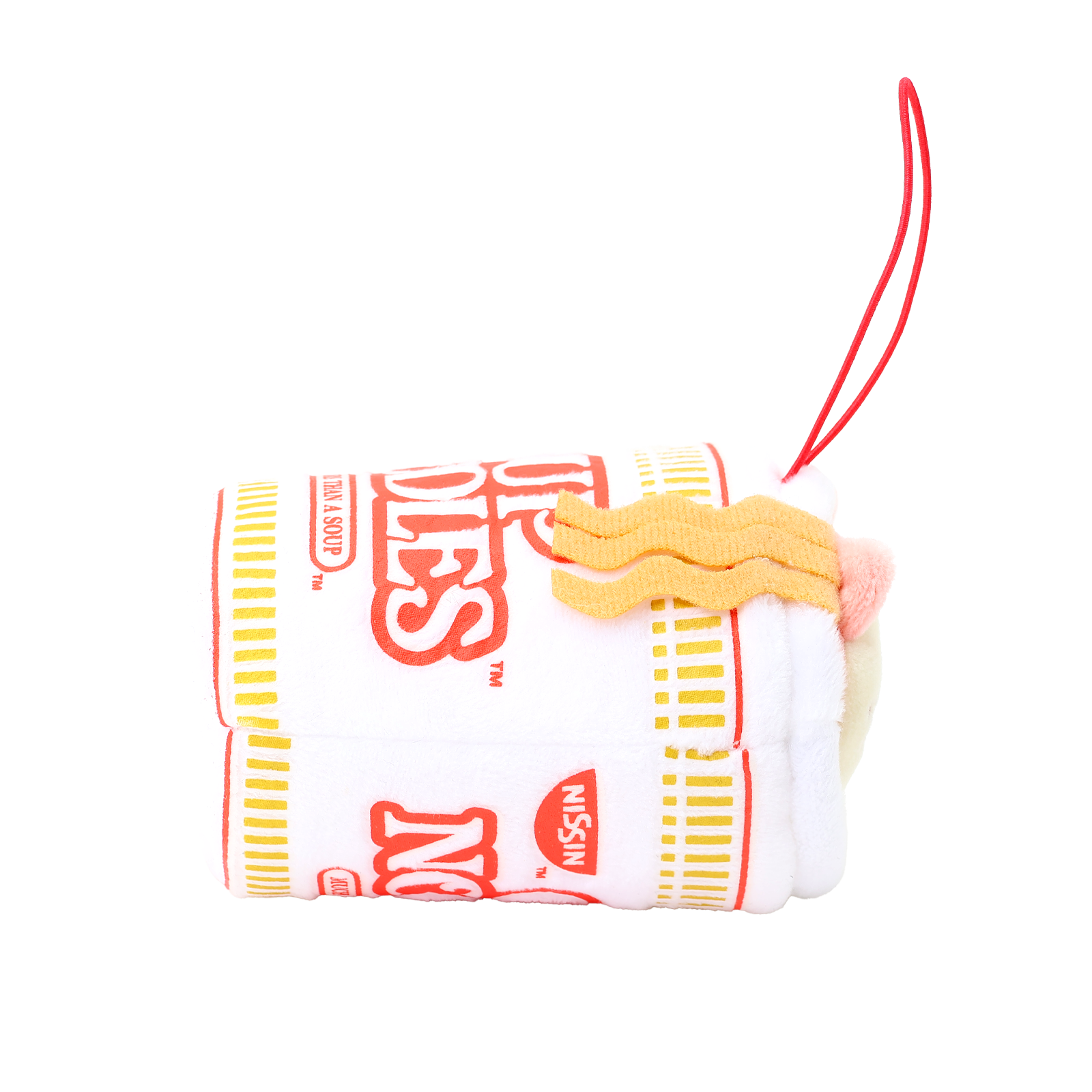 Cup Noodles Kittiroll Plush Keychain