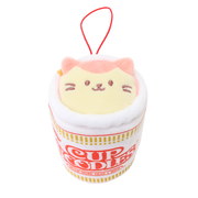 Cup Noodles Kittiroll Plush Keychain
