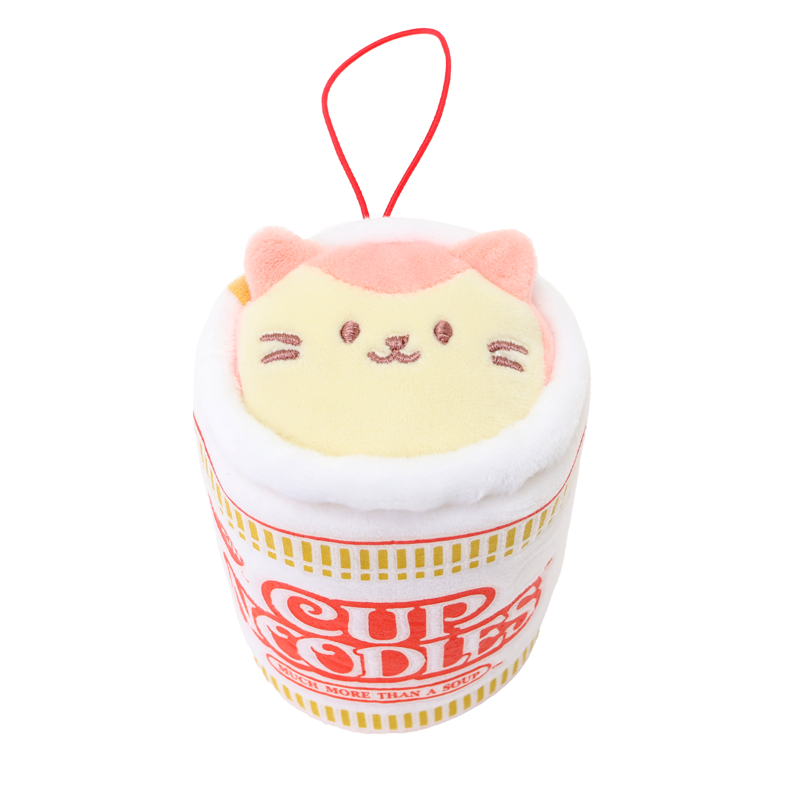 Cup Noodles Kittiroll Plush Keychain