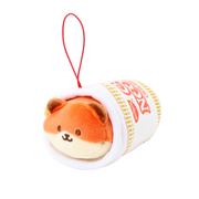 Cup Noodles Foxiroll Plush Keychain