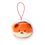 Cup Noodles Foxiroll Plush Keychain