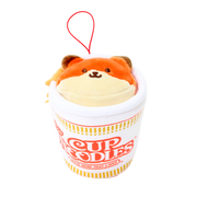 Cup Noodles Foxiroll Plush Keychain