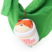 Cup Noodles Foxiroll Plush Keychain