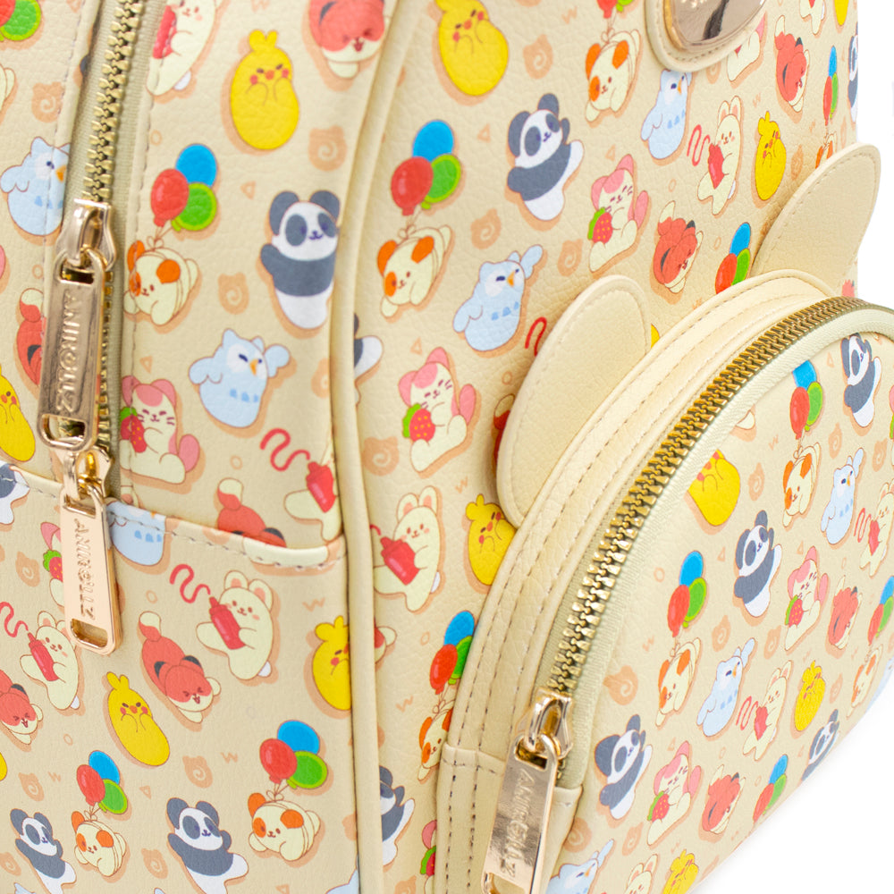 ivory and gold mini backpack Ivory Hello Anirollz Mini Backpack