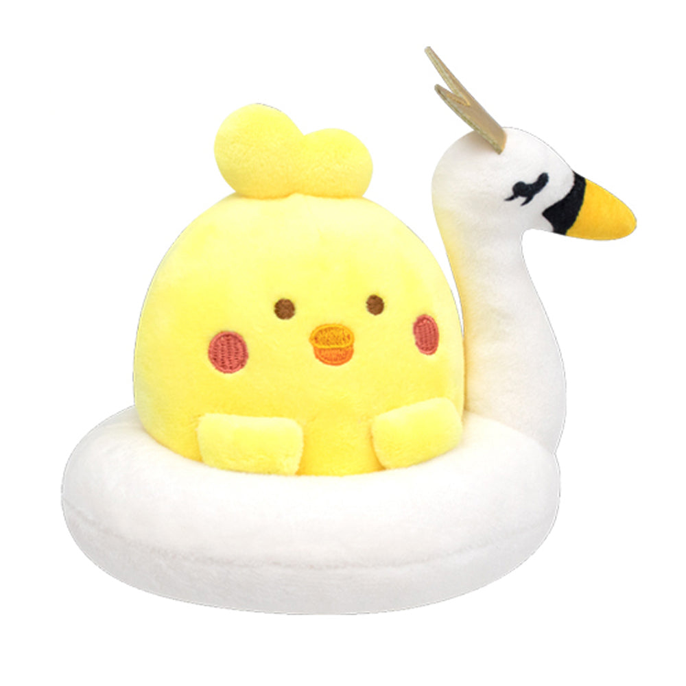 Swan Floatie Chickiroll Plush