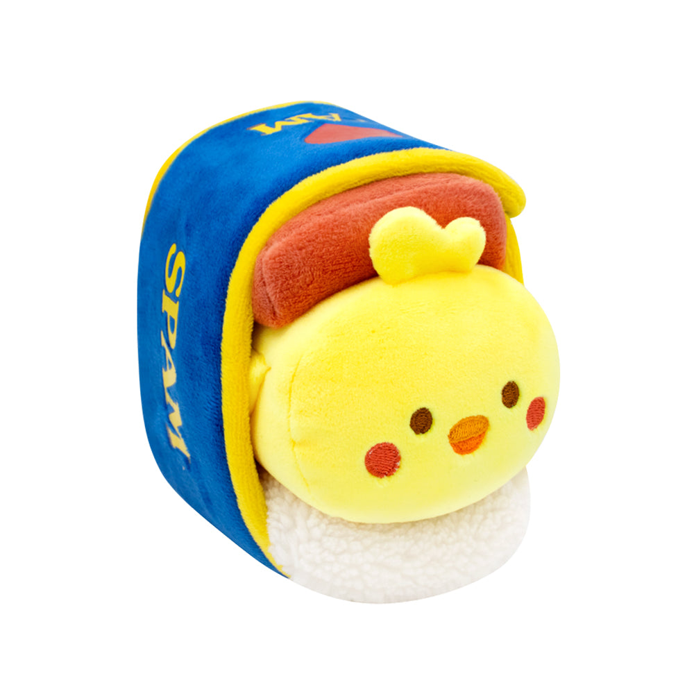 Anirollz x SPAM Brand 4" Plush Keychain Chickiroll