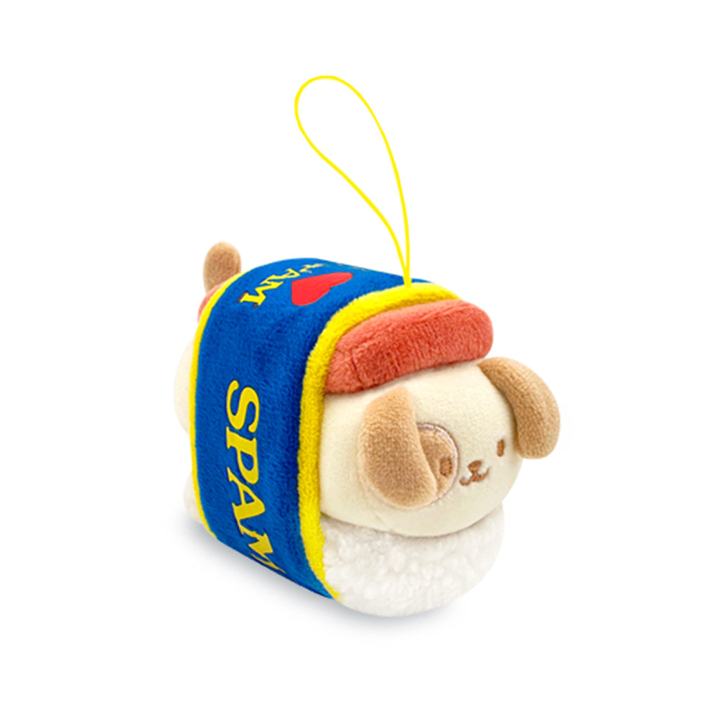 Anirollz x SPAM Brand 4" Plush Keychain Puppiroll
