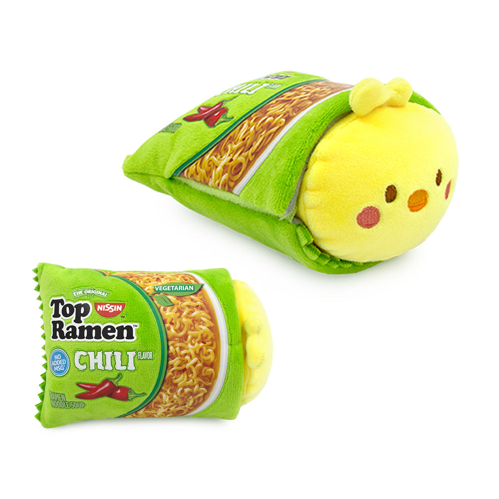 Anirollz x Top Ramen 6" Small Blanket Plush Chickiroll