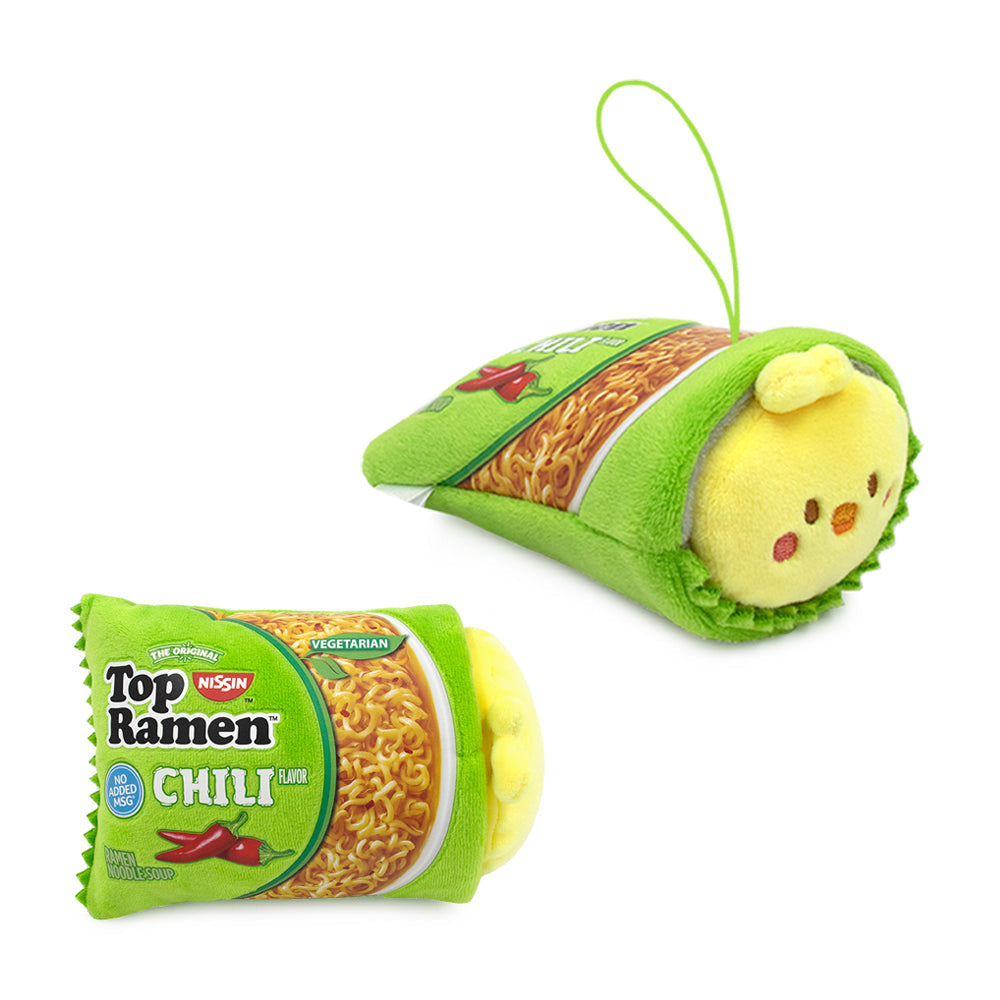 Anirollz x Top Ramen 4" Plush Keychain Chickiroll