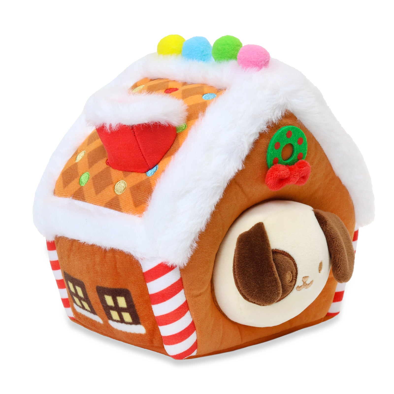 Gingerbread House Puppiroll Outfitz Plush