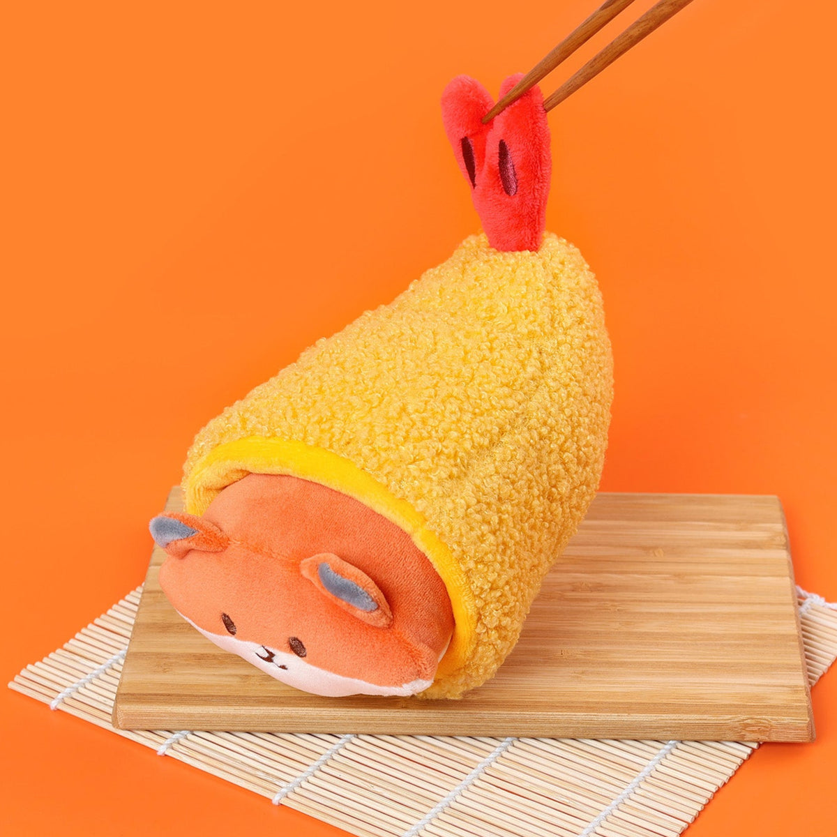 Shrimp Tempura Foxiroll Small Outfitz Plush