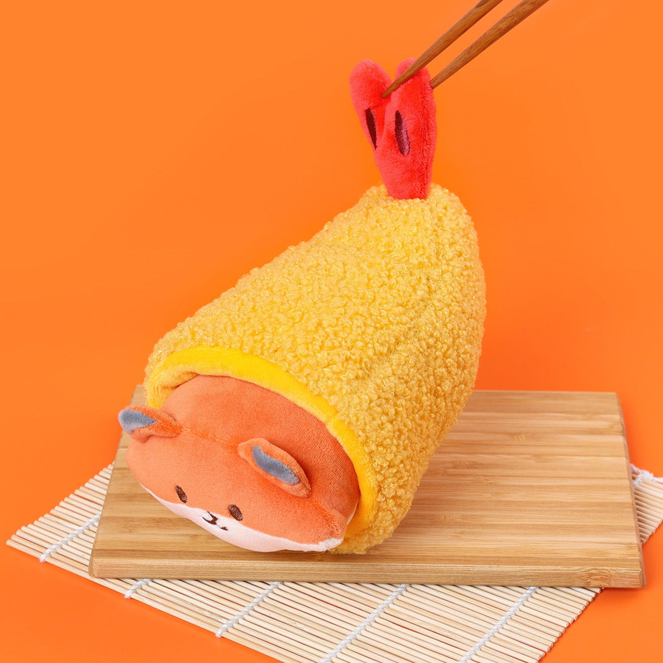 Shrimp Tempura Foxiroll Small Outfitz Plush
