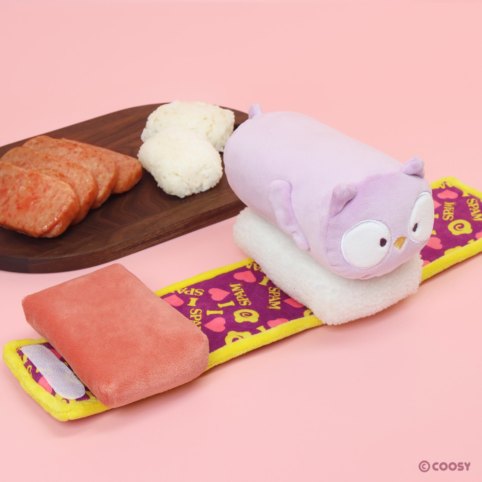 SPAM® Teriyaki Lavender Owlyroll Small Outfitz Plush