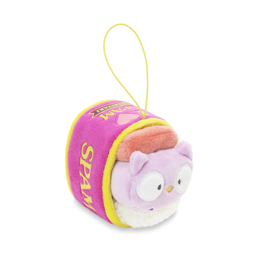 SPAM®Teriyaki Lavender Owlyroll Plush Keychain