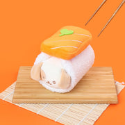 Salmon Sushi Puppiroll Small Outfitz Plush