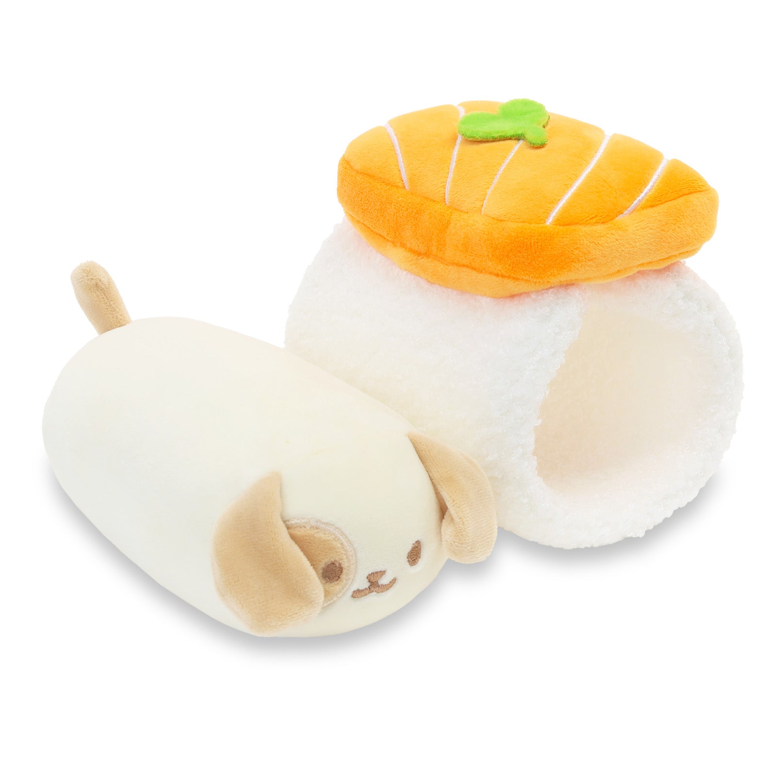 Salmon Sushi Puppiroll Small Outfitz Plush