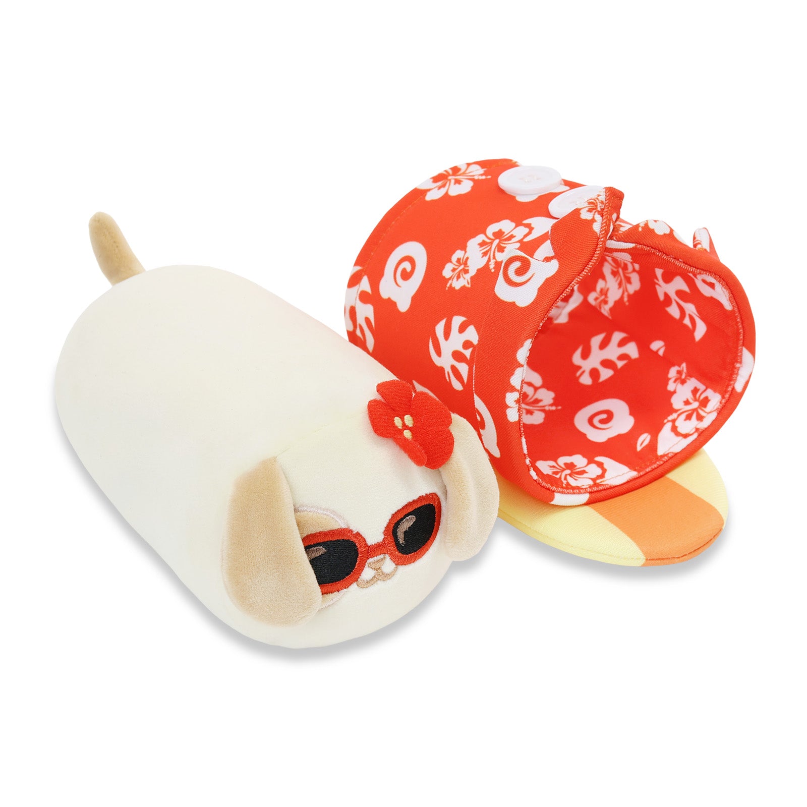 Red Hawaiian Shirts Puppiroll Small Outfitz Plush