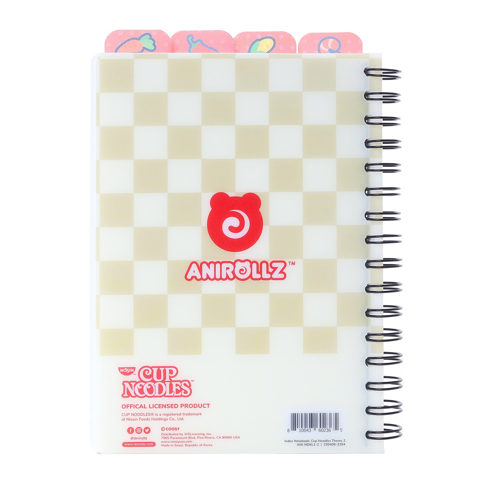 Cup Noodles Index Notebook