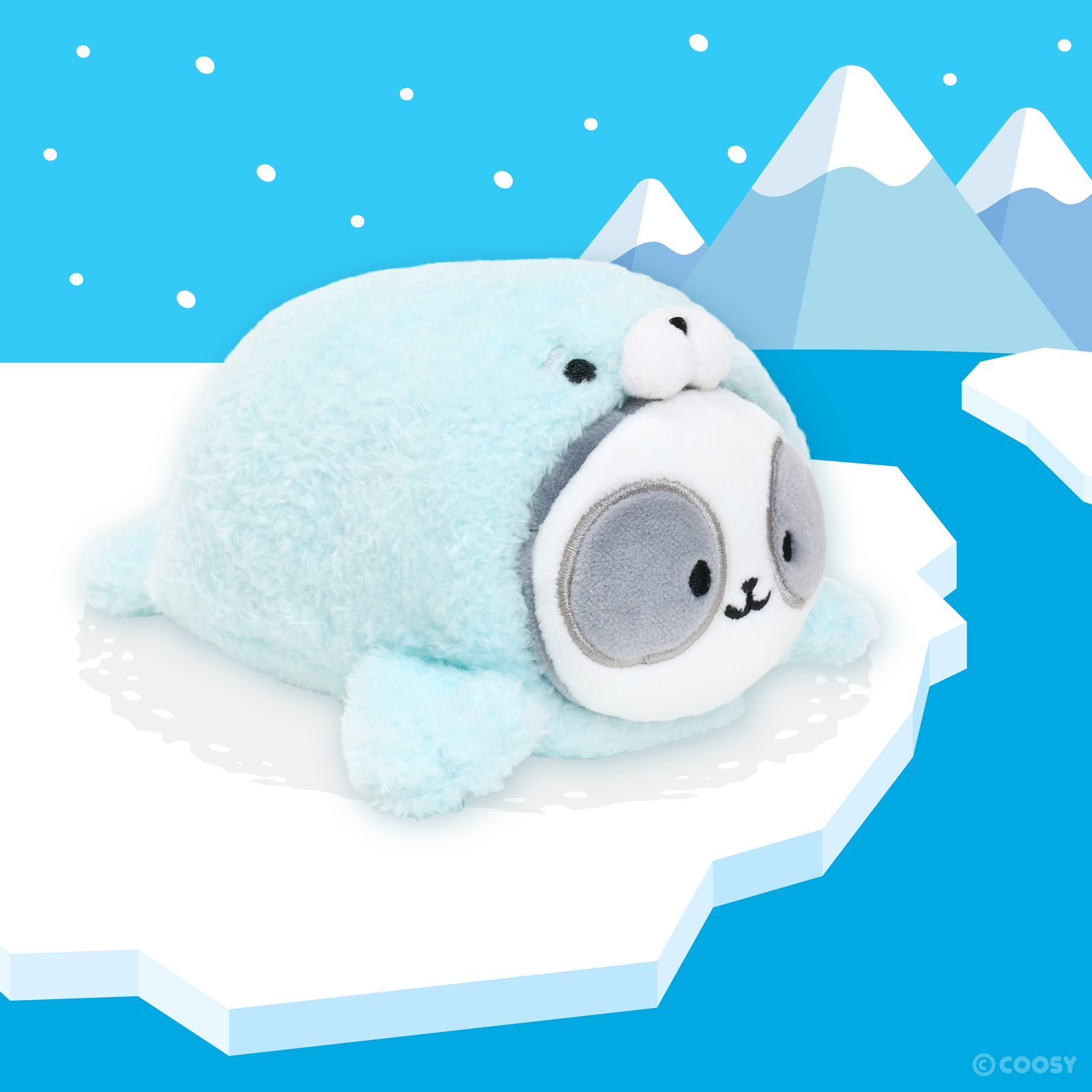 Seal Pandaroll Small Outfitz Plush