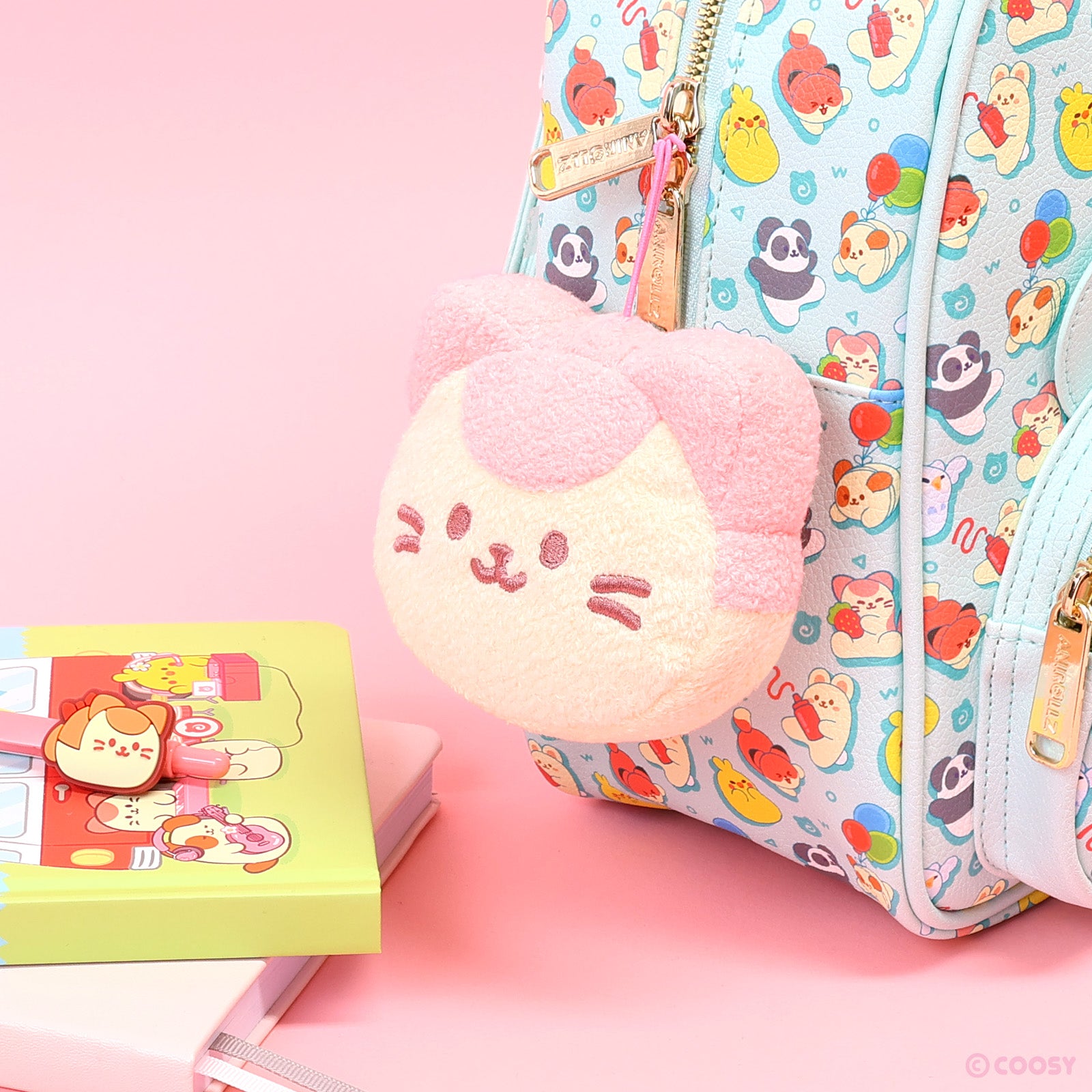 Kittiroll Mini Face Keychain