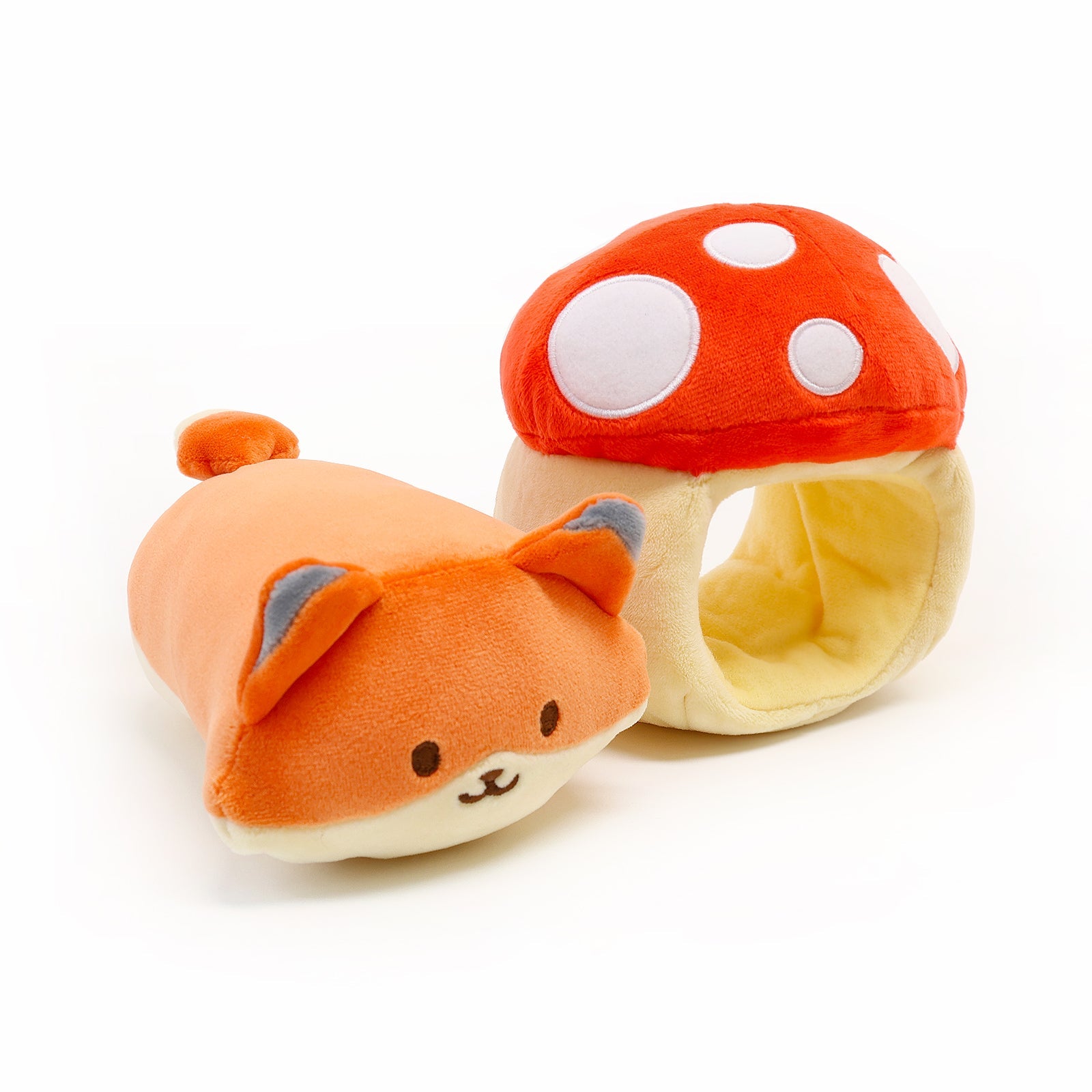 Mushroom Foxiroll Small Outfitz Plush