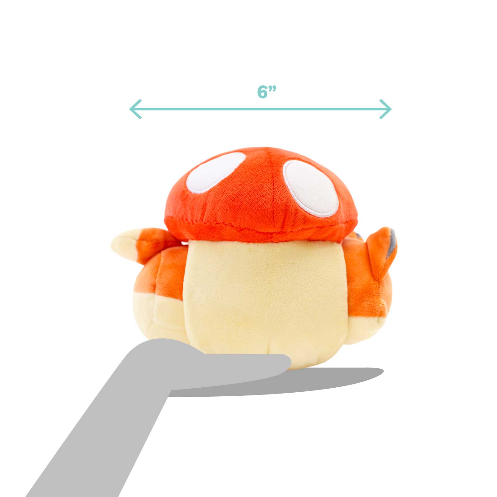 Mushroom Foxiroll Small Outfitz Plush