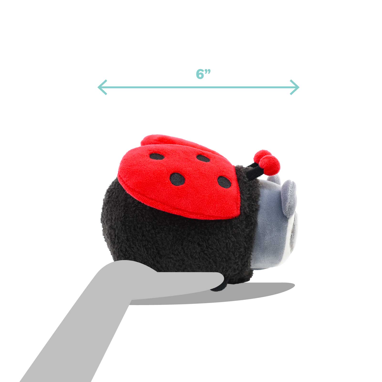 Ladybug Pandaroll Small Outfitz Plush