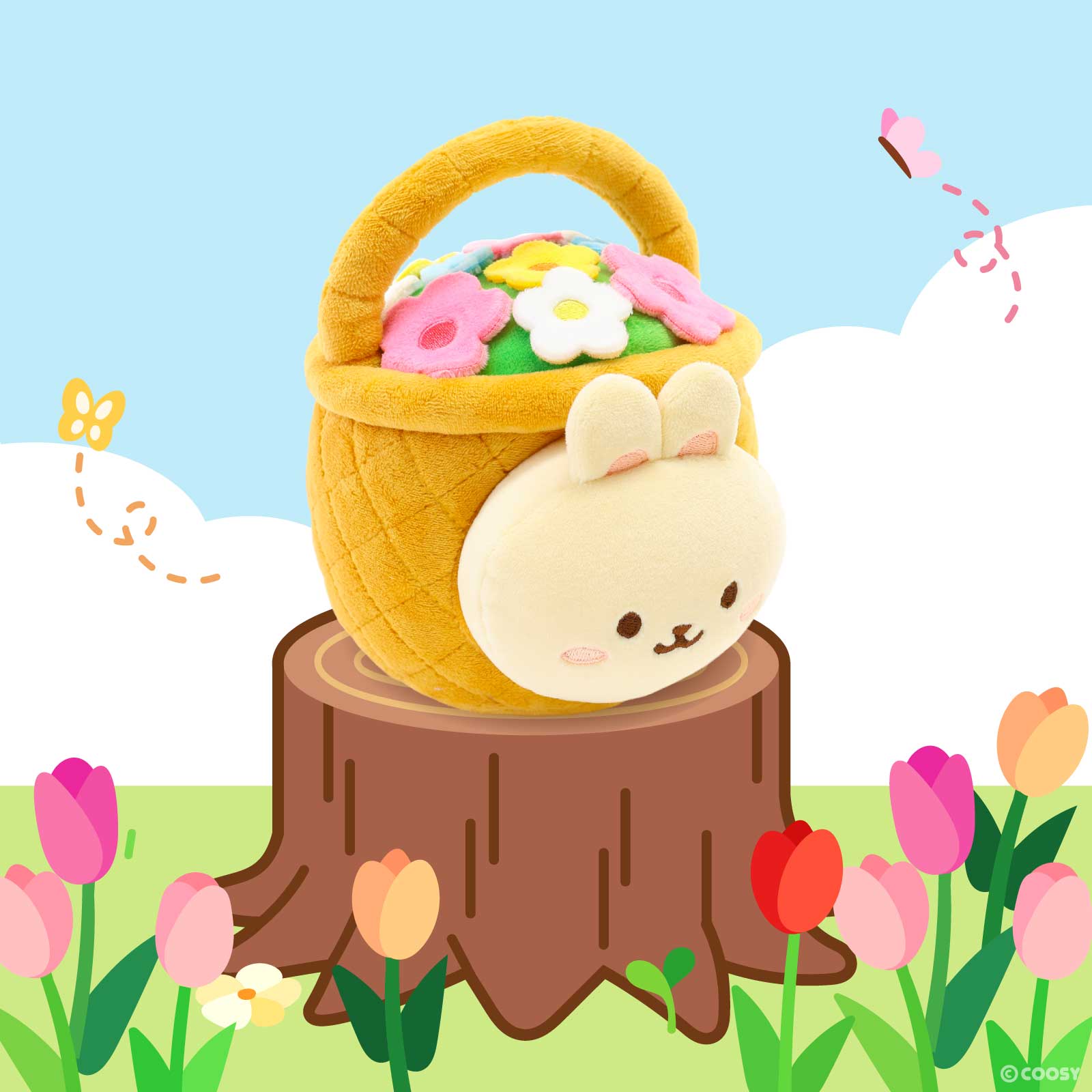 Flower Basket Bunniroll Small Outfitz Plush