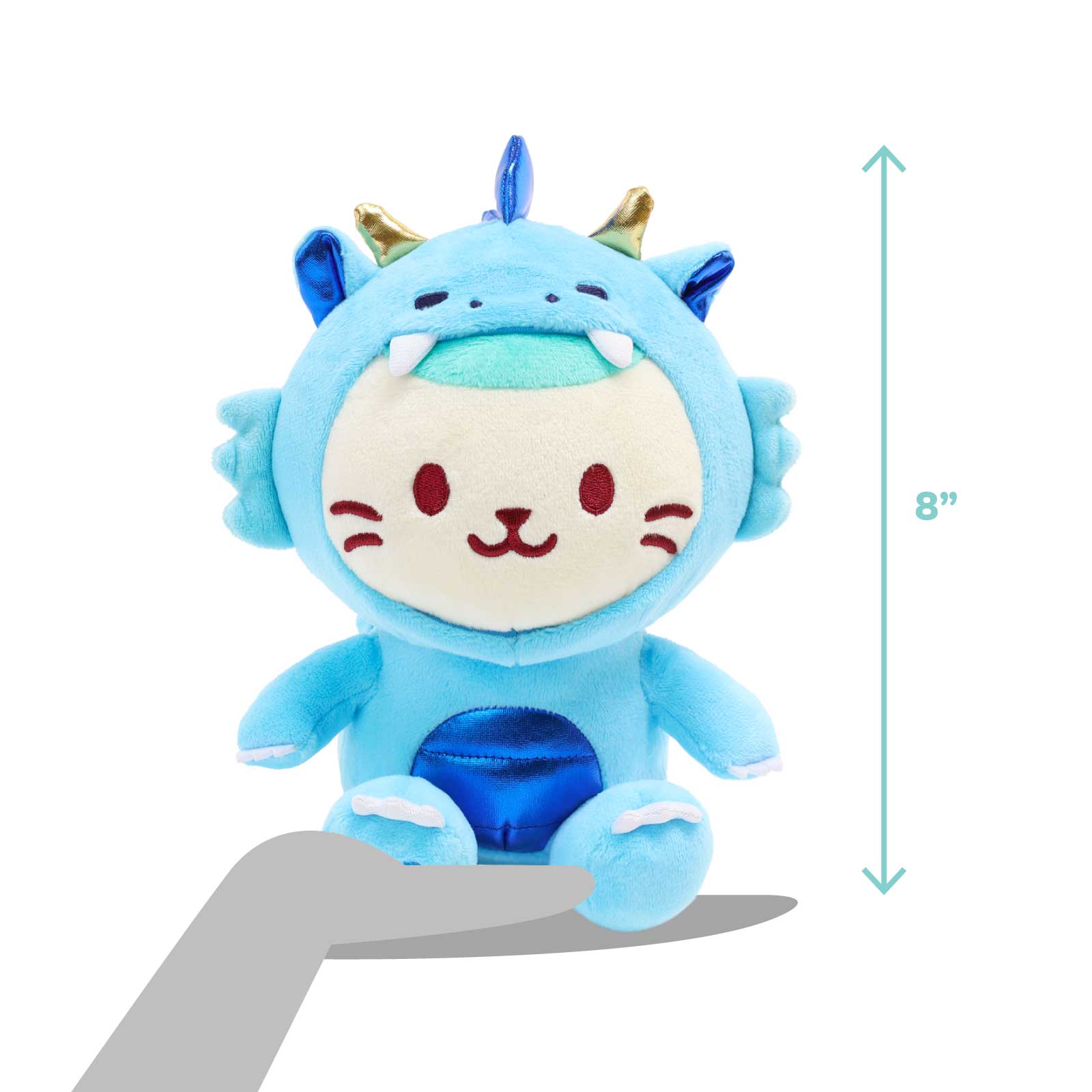 Blue Dragon Kittiroll Sitting Plush