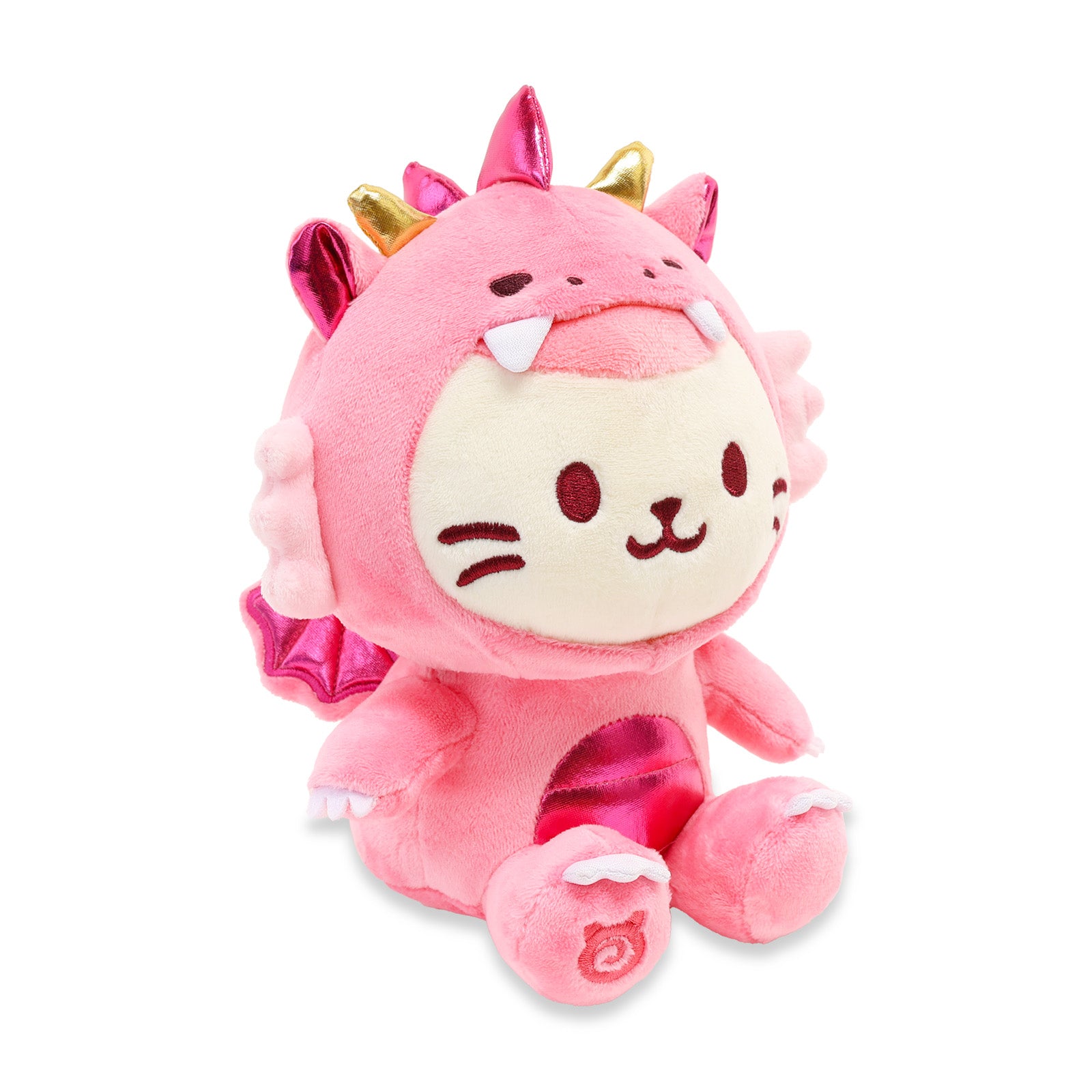 Pink Dragon Kittiroll Sitting Plush