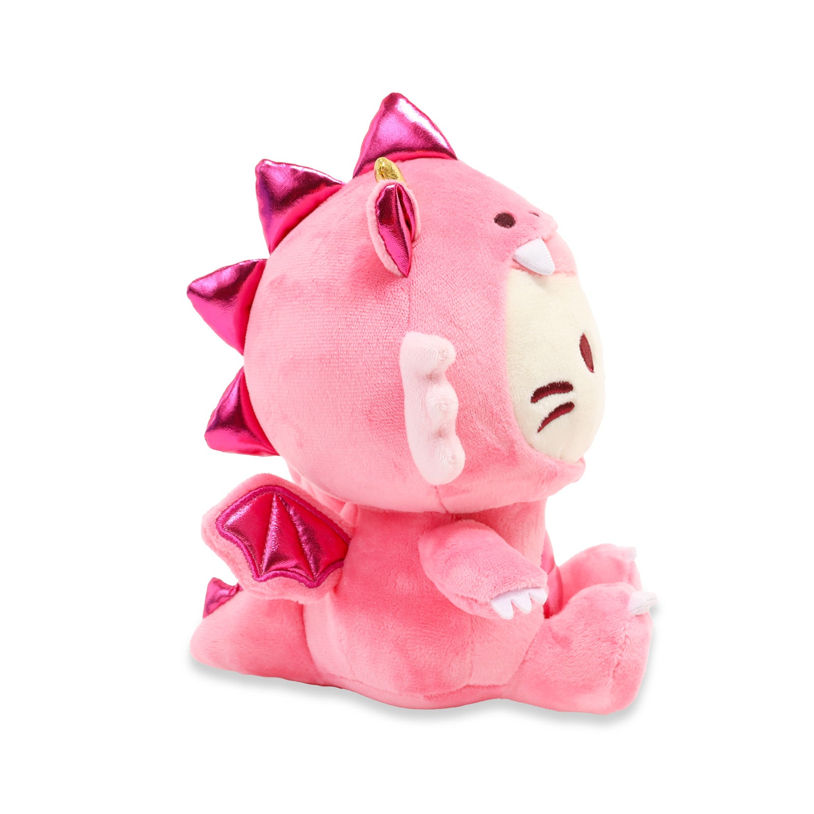Pink Dragon Kittiroll Sitting Plush
