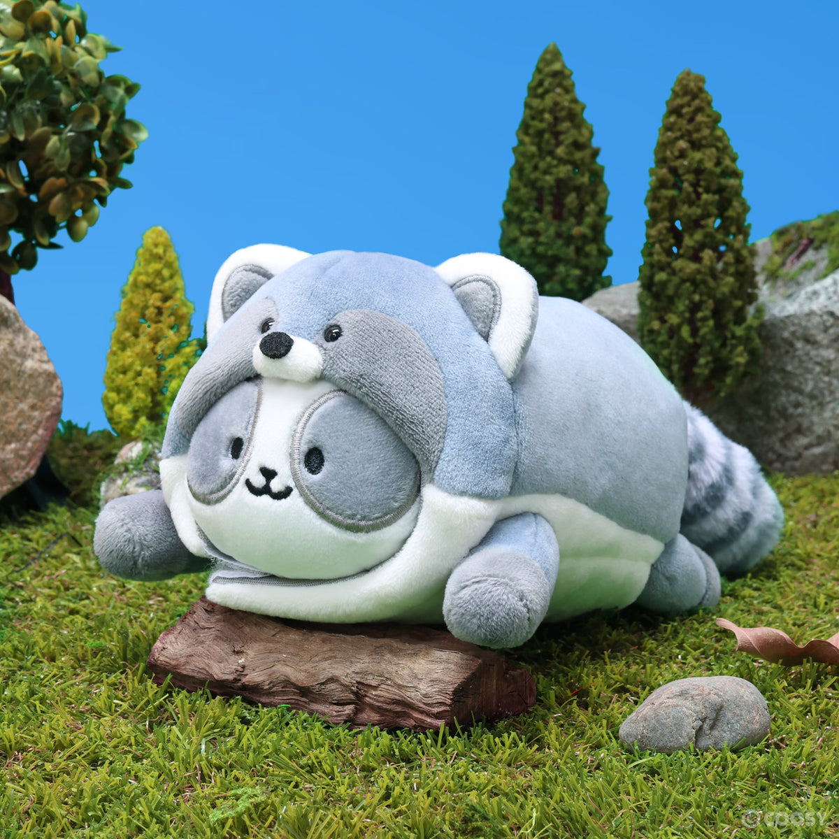 Raccoon Pandaroll Small Outfitz Plush