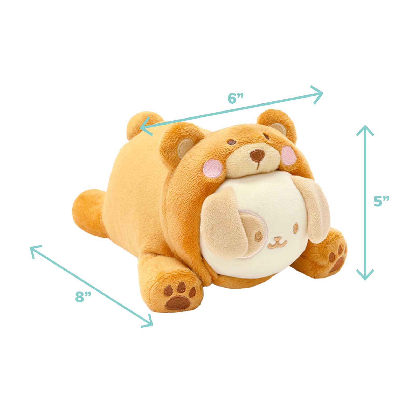 Bear Puppiroll Small Outfitz Plush