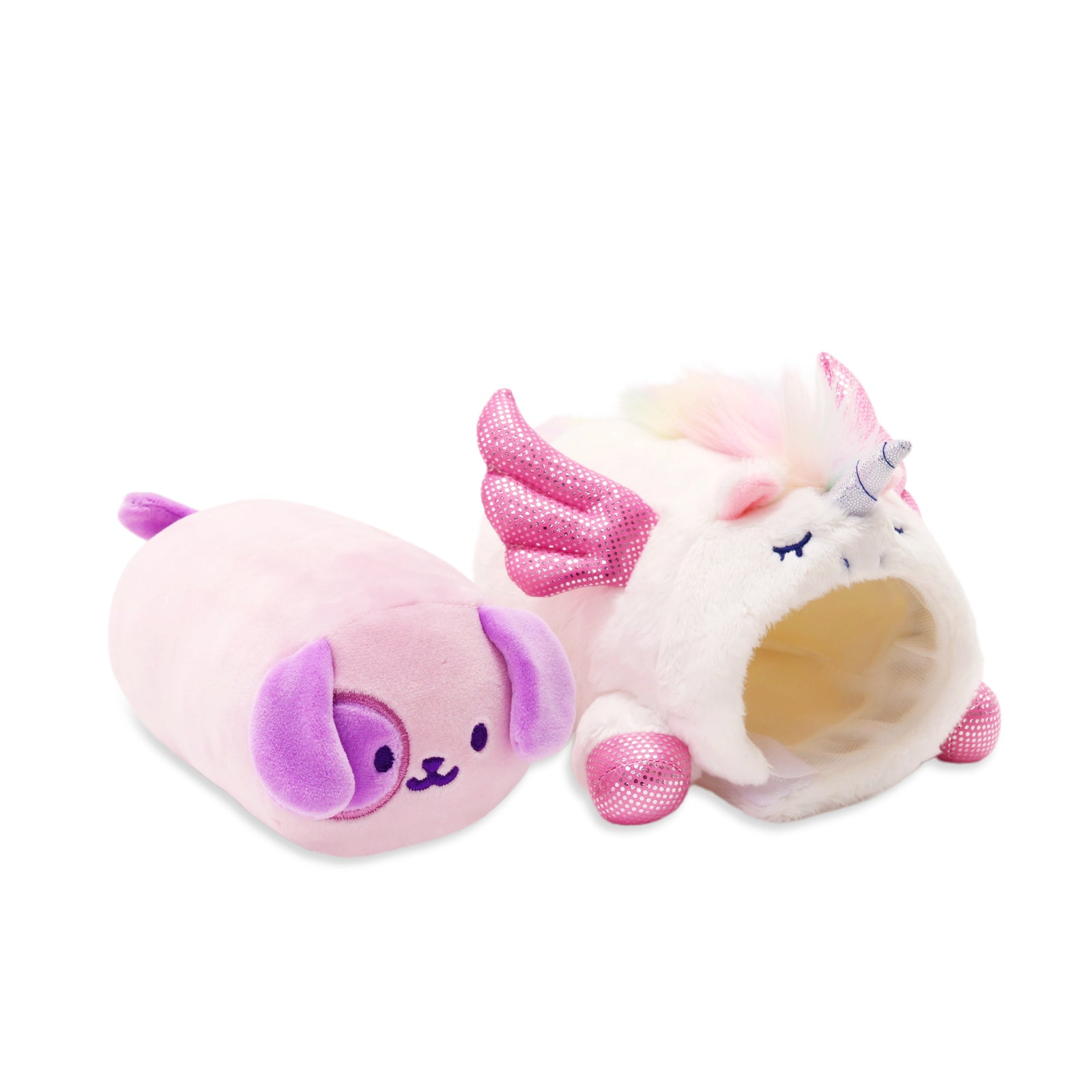 Unicorn Puppiroll Small Outfitz Plush