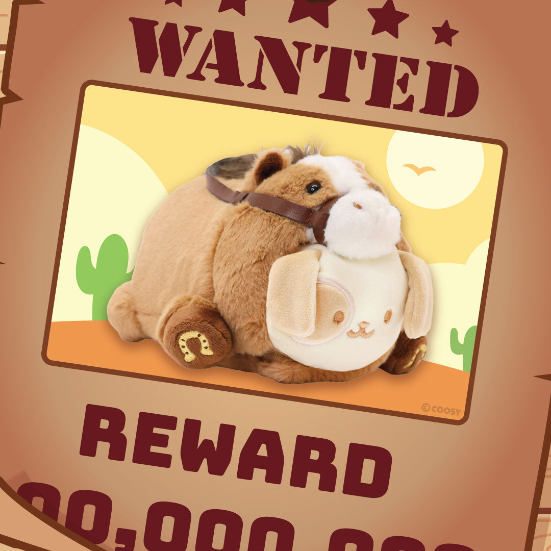 Western Horse Puppiroll Small Outfitz Plush