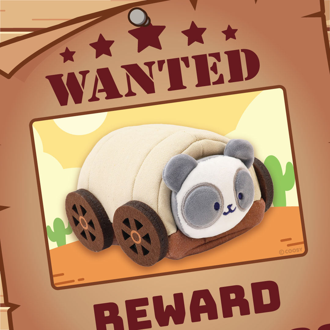 Western Wagon Pandaroll Small Outfitz Plush