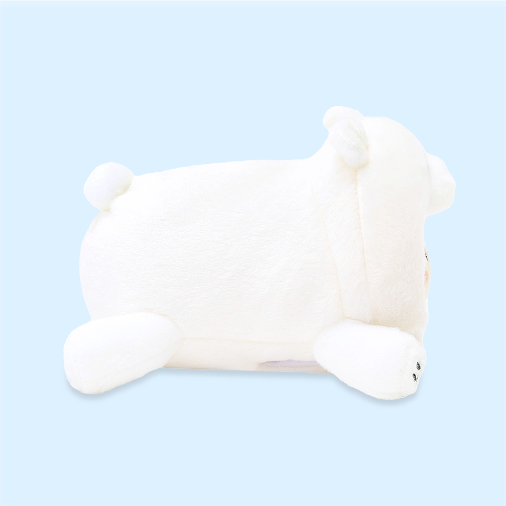 Polar Bear Bunniroll Small Outfitz Plush