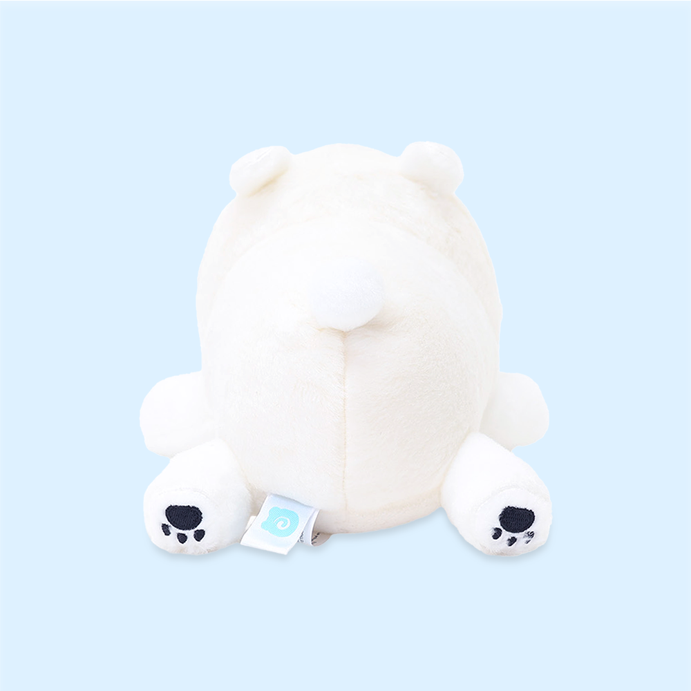 Polar Bear Bunniroll Small Outfitz Plush