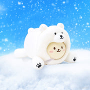 Polar Bear Bunniroll Small Outfitz Plush