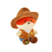 Western Cowboy Foxiroll Small Sitting Plush