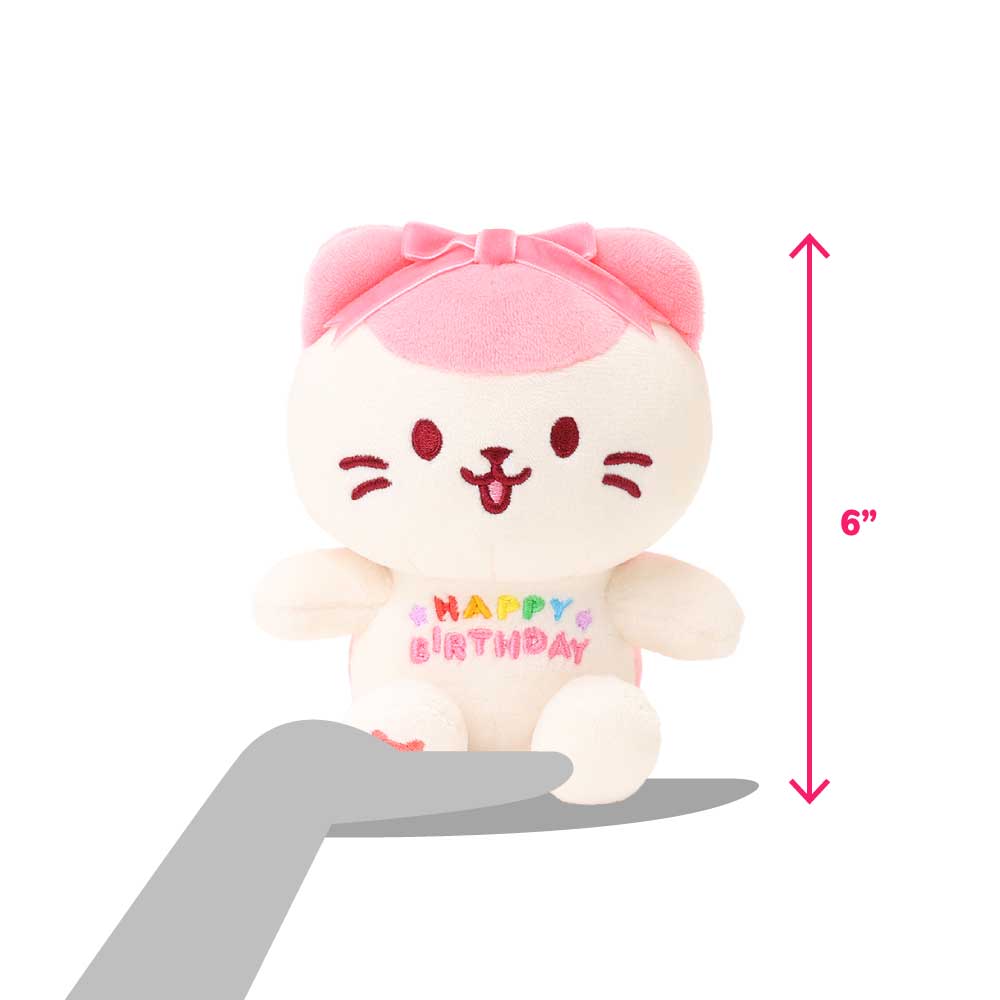 Happy Birthday Kittiroll Small Sitting Plush